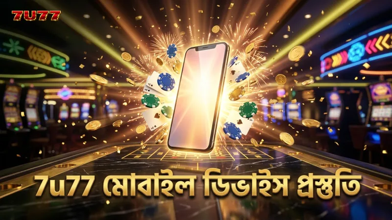 7u77 অ্যাপ ডাউনলোডের জন্য মোবাইল ডিভাইস প্রস্তুতি নির্ভরযোগ্য।