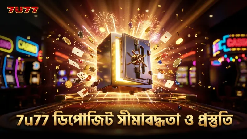 7u77 ডিপোজিটের সীমাবদ্ধতা ও ব্যতিক্রমী পরিস্থিতির জন্য প্রস্তুতি।