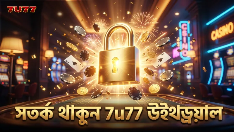 7u77 উইথড্রয়াল প্রক্রিয়া বুঝে সতর্ক থাকুন