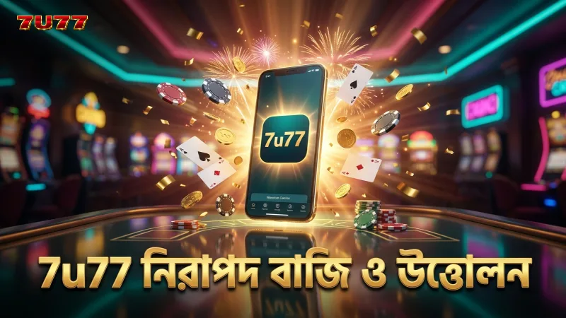 7u77 প্ল্যাটফর্মে নিরাপদ বাজি স্থাপন ও উত্তোলন প্রক্রিয়ার নির্দেশনা।