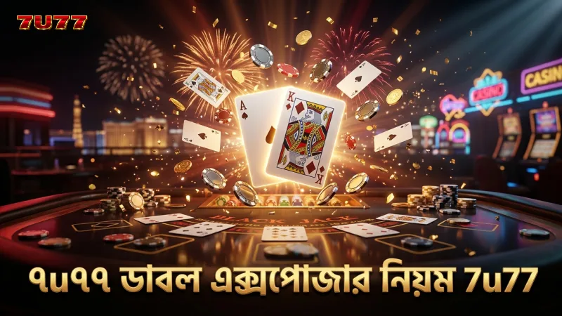 ডাবল এক্সপোজার ব্ল্যাকজ্যাকের নিয়ম ও কৌশলে 7u77-এর অভিজ্ঞতা