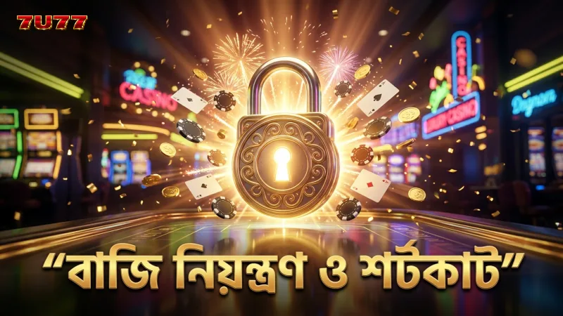 বাজির সীমাবদ্ধতা ও শর্টকাট দিয়ে খেলোয়াড়ের নিয়ন্ত্রণ সহজ হয়