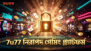 7u77 প্ল্যাটফর্মে গেমের নিরাপত্তা ও ফেয়ার প্লে নিশ্চিত করা হয়